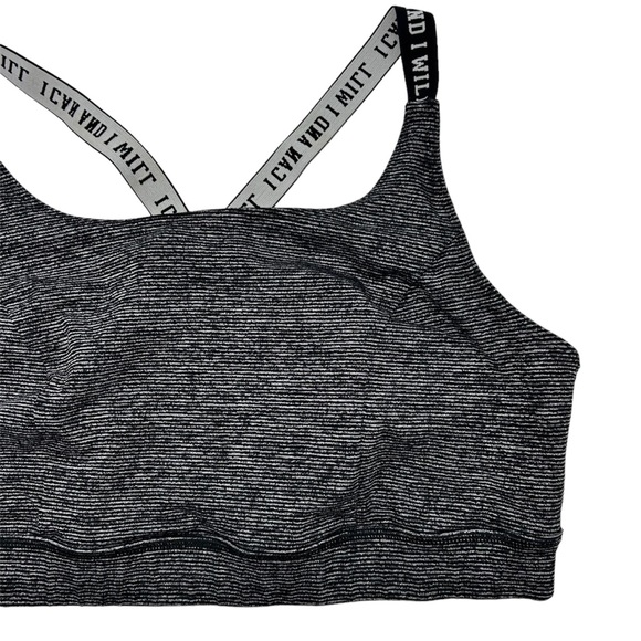 Torrid Plus Size Women’s Space Dye “I Can and I Will” Active Sports Bra Size 1X - Picture 2 of 7